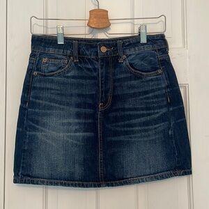 American Eagle Dark Wash Denim Skirt
